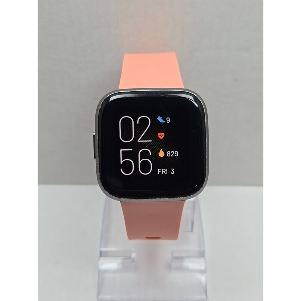 Fitbit Versa 2 Smartwatch Gray 40mm Alexa WR50M Always On Display W/ Charger